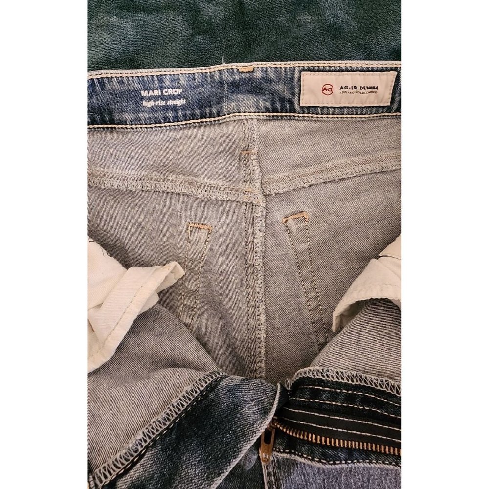 Adriano Goldschmied Mari Crop High-Rise Straight Jeans Size 28 NWOT - Picture 5 of 6